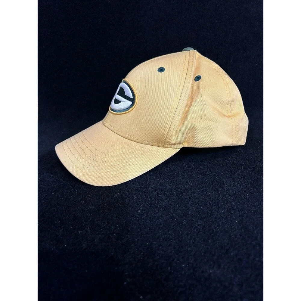 Green Bay Packers NFL Team Apparel Strap Back Hat/Cap Yellow